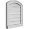 Ekena Millwork Arch Top Surface Mount PVC Gable Vent w/ 2"W x 2"P Brickmould Sill Frame, 18"W x 18"H GVPAR18X1803SN - alternate 3